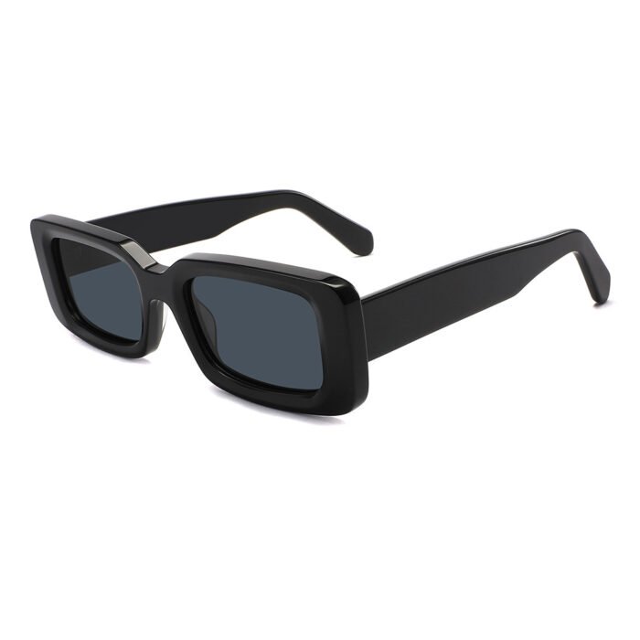 Premium Acetate Sunglasses Small Vintage Square Polarized Sunglasses for Women and Men - Image 5