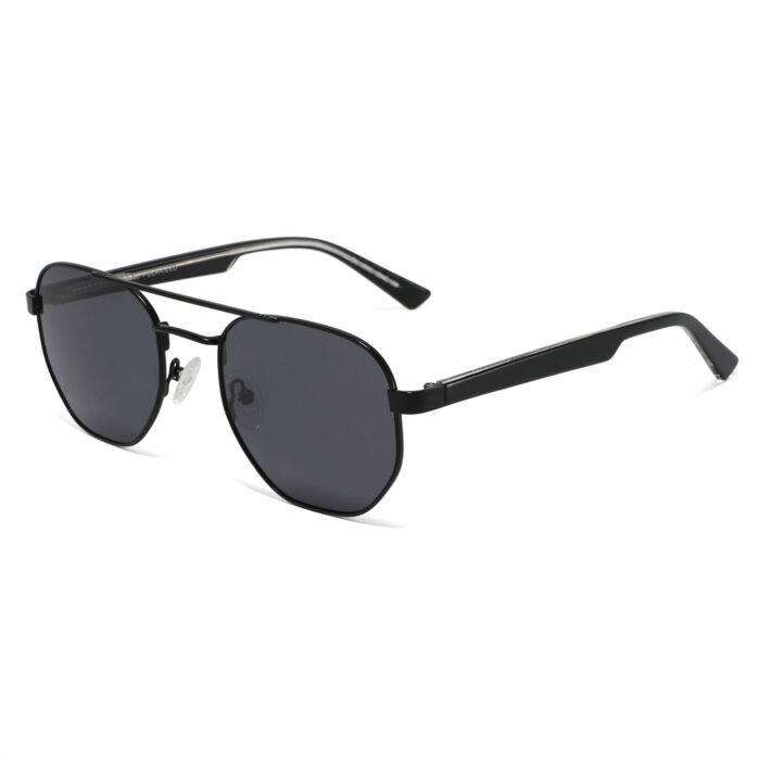 Men's Metal Classic Pilot Polarized Sunglasses - Image 5
