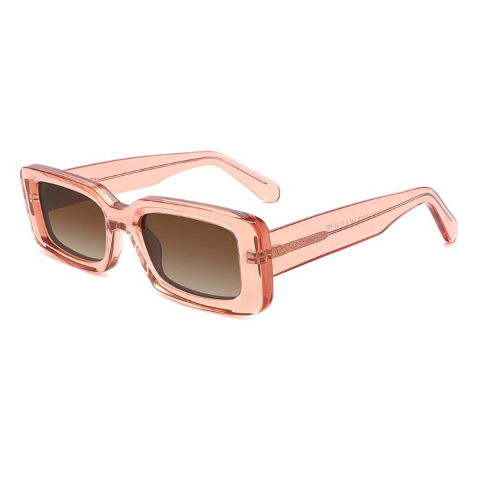Premium Acetate Sunglasses Small Vintage Square Polarized Sunglasses for Women and Men - Image 4