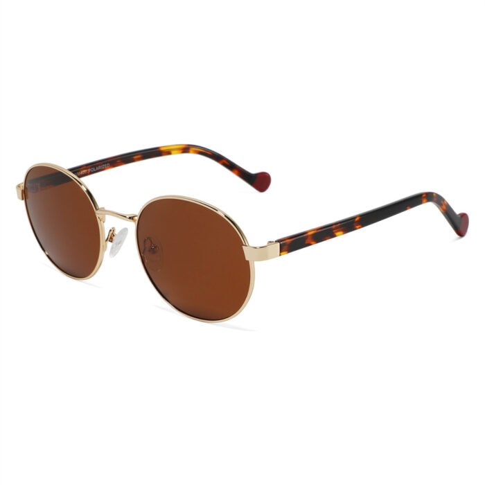 Small Oval Metal Sunglasses Women Fashion Polarized Sunglasses