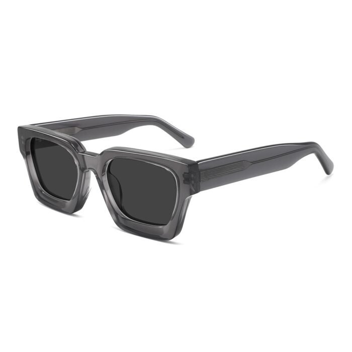 High Grade Square Frame Acetate Sunglasses Polarized - Image 3