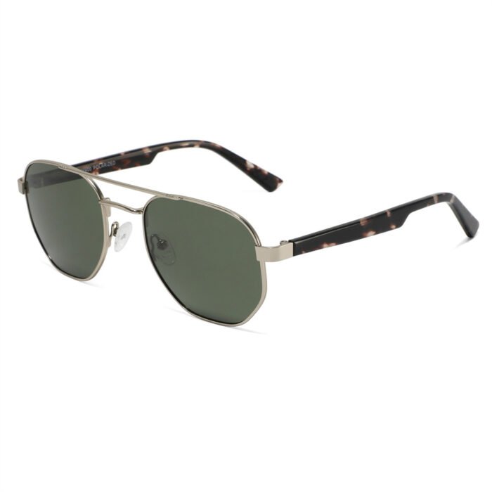 Men's Metal Classic Pilot Polarized Sunglasses