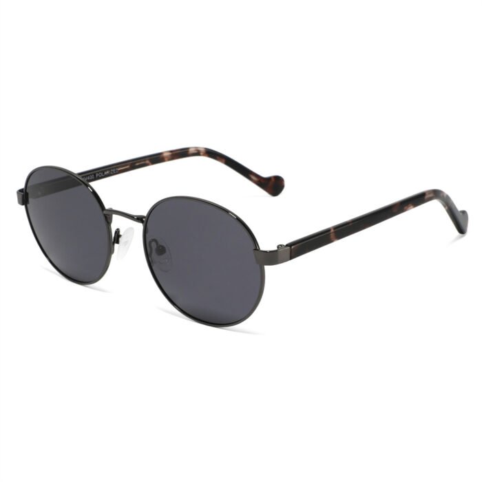 Small Oval Metal Sunglasses Women Fashion Polarized Sunglasses - Image 2