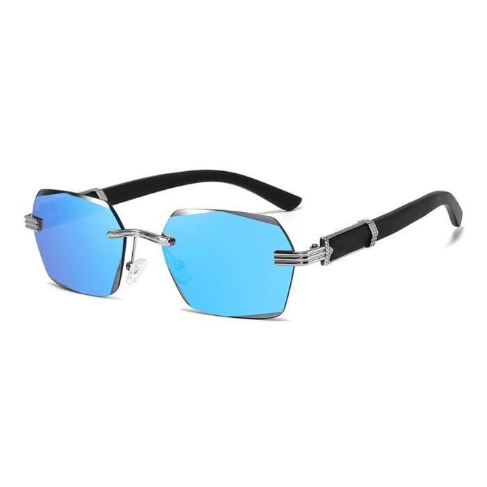 Premium Rimless Wooden Sunglasses