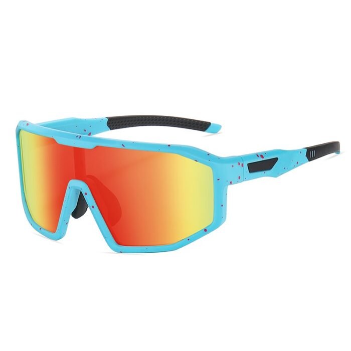 Sunpoly Outdoor Cycling Glasses  Large Frame Sports Polarized Sunglasses