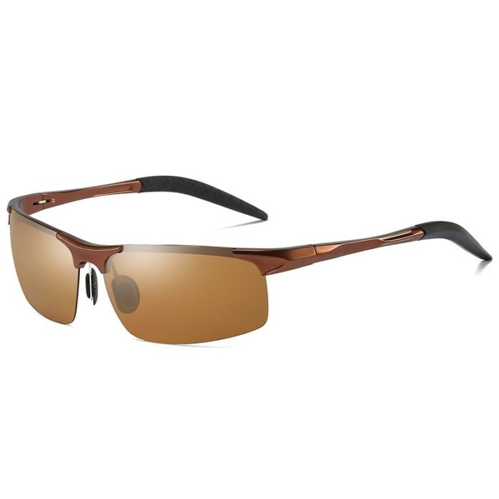 Sunpoly AI-Mg Metal Alloy Frame Men's Sports Polarized Sunglasses