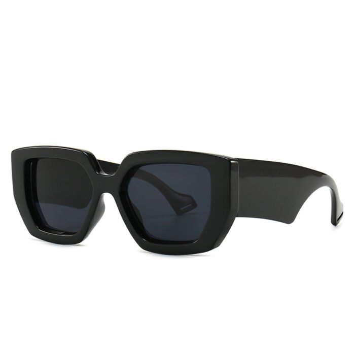 Trendy Square Sunglasses Large Frame Women Men Sunglasses - Image 7