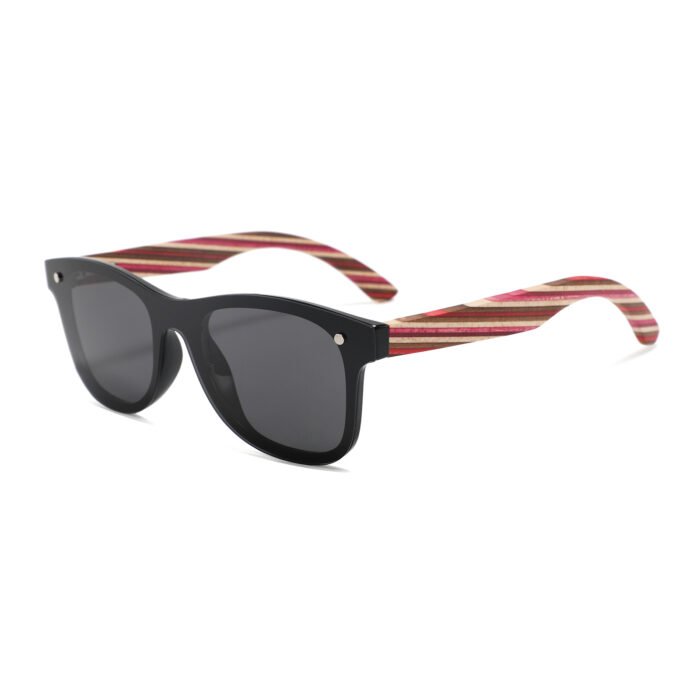 Frameless Wooden Polarized Sunglasses for Men Women - Image 9