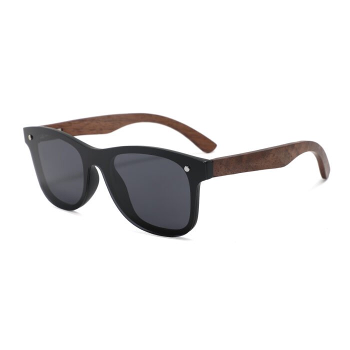 Frameless Wooden Polarized Sunglasses for Men Women - Image 8