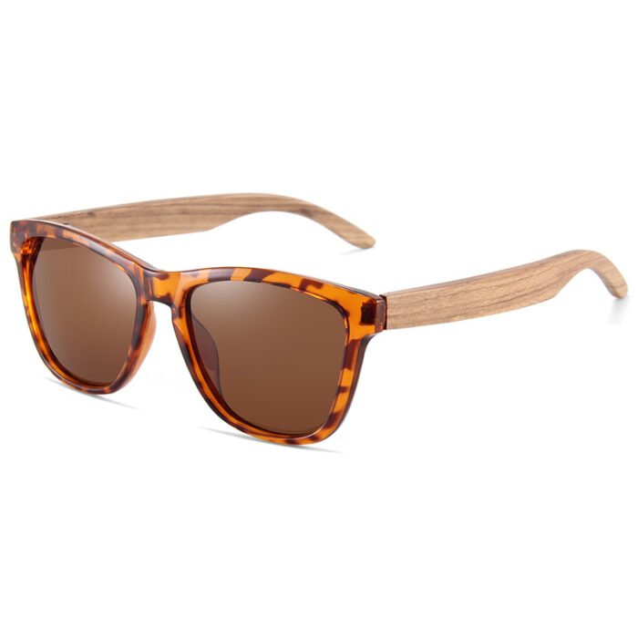 Retro Wooden Sunglasses Classic Polarized Sunglasses For Men Women - Image 5