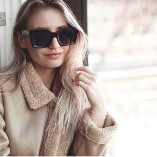 Sunpoly Women Fashion Sunglasses Square Frame Glasses