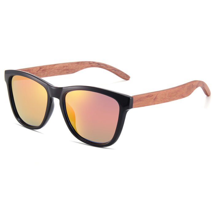 Retro Wooden Sunglasses Classic Polarized Sunglasses For Men Women - Image 2
