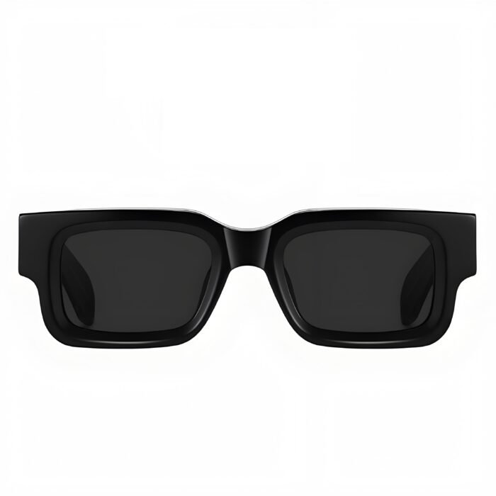 Small-Framed Rectangular Acetate Sunglasses Fashion Design Glasses - Image 2