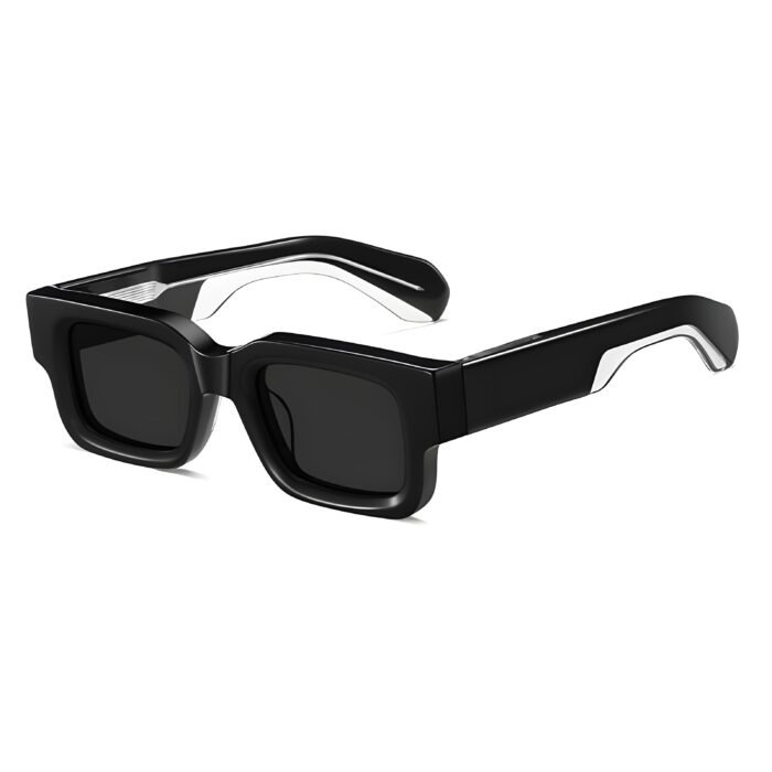 Small-Framed Rectangular Acetate Sunglasses Fashion Design Glasses - Image 4
